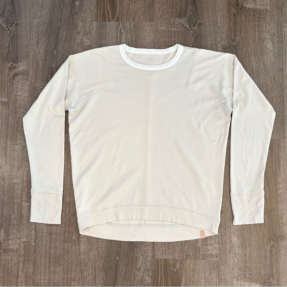 Lunya Organic Pima Cotton Long Sleeve Crew XL - Picture 4 of 6